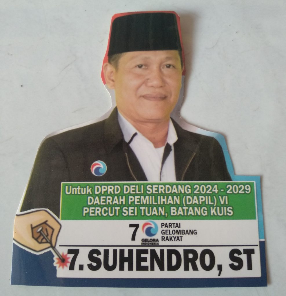 Suhendro ST Caleg DPRD Deli Serdang