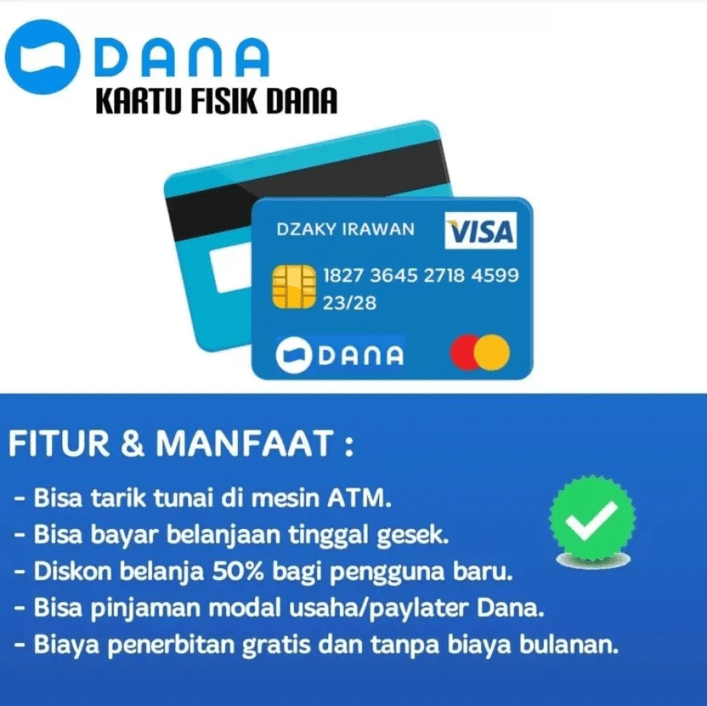 Hati hati dan waspada tentang kartu fisik DANA itu hoax