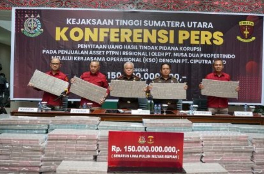Hasil Penjualan Aset HGU PTPN I di Sita Jaksa Rp.150 Miliar dari PT DMKR Pengembang Citraland.