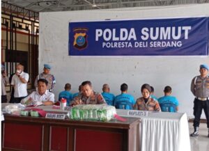 Polresta Deli Serdang Mengamankan Barang Bukti 33,8 Kg Sabu, Ganja 40,2 Kg dan 510 Pil Ekstasi
