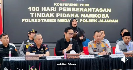 Polrestabes medan berhasil dalam melaksanakan pemberantas tindak pidana narkoba